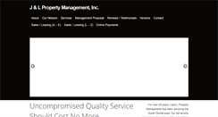 Desktop Screenshot of jlpropertymgmt.com